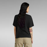G-STAR Outlet G-Na Badge Boxy Top Black