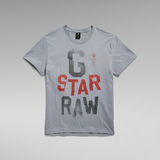 G-STAR Outlet Wrinkled letters T-Shirt Grey
