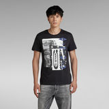 G-STAR Outlet Denim graphic T-Shirt Black