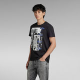 G-STAR Outlet Denim graphic T-Shirt Black