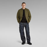 G-STAR Outlet Padded Bomber Jacket Green