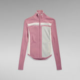 G-STAR Outlet Y2K Zip Through Knit Pink