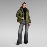 G-STAR Outlet G-Whistler Short Padded Jacket Green