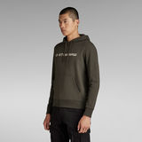 G-STAR Outlet Graphic Core Hoodie Grey