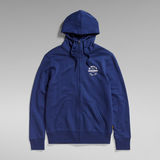 G-STAR Outlet Hooded Zip Sweater 2 Dark blue