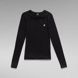 G-STAR Outlet Slim Crew Neck Top Black