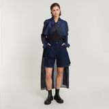 G-STAR Outlet GSRR Linen Barrel Shorts Dark blue