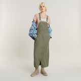 G-STAR Outlet Pichi Dungaree Dress Verde