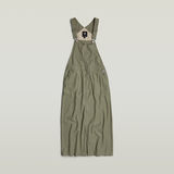 G-STAR Outlet Pichi Dungaree Dress Verde
