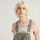 G-STAR Outlet Pichi Dungaree Dress Verde