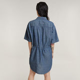 G-STAR Outlet Relaxed Drawcord Dress Dark blue