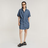 G-STAR Outlet Relaxed Drawcord Dress Dark blue