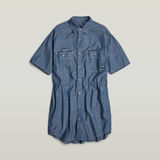 G-STAR Outlet Relaxed Drawcord Dress Dark blue
