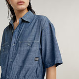 G-STAR Outlet Relaxed Drawcord Dress Dark blue