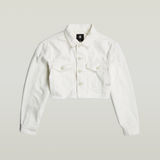 G-STAR Outlet Chaqueta Cropped Wander Destroyed Beige