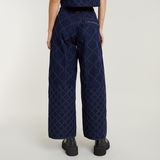 G-STAR Outlet GSRR Quilted Barrel Ankle Jeans Dark blue