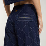 G-STAR Outlet GSRR Quilted Barrel Ankle Jeans Dark blue