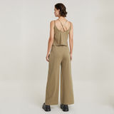 G-STAR Outlet Mono Spaghetti Strap Loose Marrón