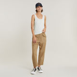 G-STAR Outlet Lightweight Knitted Summer Tank Top White