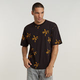 G-STAR Outlet Musa Palm Allover Print Boxy T-Shirt Multi color