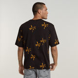 G-STAR Outlet Musa Palm Allover Print Boxy T-Shirt Multi color