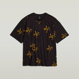 G-STAR Outlet Musa Palm Allover Print Boxy T-Shirt Multi color