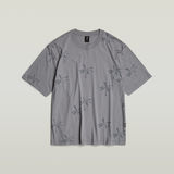 G-STAR Outlet Musa Palm Allover Print Boxy T-Shirt Multi color
