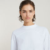 G-STAR Outlet Constructed Loose Mock Top White