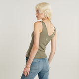 G-STAR Outlet Asymmetrical Zip Top Green