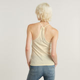 G-STAR Outlet Gathered Slim Tank Top Beige