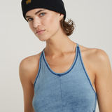 G-STAR Outlet Gathered Indigo Slim Tank Top Light blue