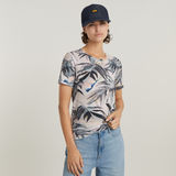 G-STAR Outlet Palm Tree Allover Top Multi color