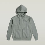 G-STAR Outlet Premium Core 2.1 Zip Thru Hoodie Grey