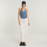 G-STAR Outlet Viktoria Long Skirt White