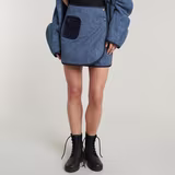 G-STAR Outlet GSRR Quilted Skirt Dark blue