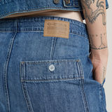 G-STAR Outlet Belted Cargo Long Skirt Medium blue
