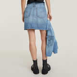 G-STAR Outlet Viktoria Utility Mini Skirt Light blue