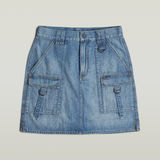 G-STAR Outlet Viktoria Utility Mini Skirt Light blue