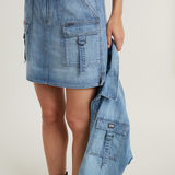 G-STAR Outlet Viktoria Utility Mini Skirt Light blue