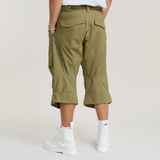 G-STAR Outlet Balloon 3D Cropped Shorts Green