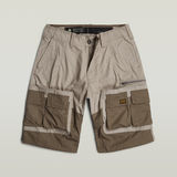 G-STAR Outlet P-35T Relaxed Cargo Shorts Beige