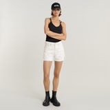 G-STAR Outlet High Shorts Split White