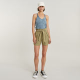 G-STAR Outlet Paperbag Shorts Brown