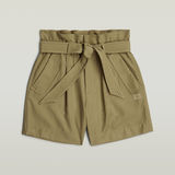 G-STAR Outlet Paperbag Shorts Brown