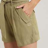 G-STAR Outlet Paperbag Shorts Brown