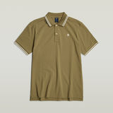 G-STAR Outlet Dunda Slim Stripe Polo Green