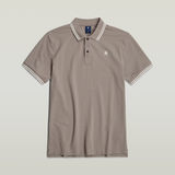 G-STAR Outlet Dunda Slim Stripe Polo Beige