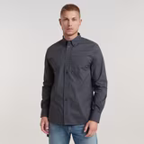 G-STAR Outlet One Pocket Regular Shirt Grey