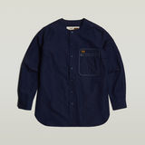 G-STAR Outlet Camisa Gsrr Collarless Azul oscuro
