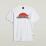 G-STAR Outlet Sunrise Slim T-Shirt White